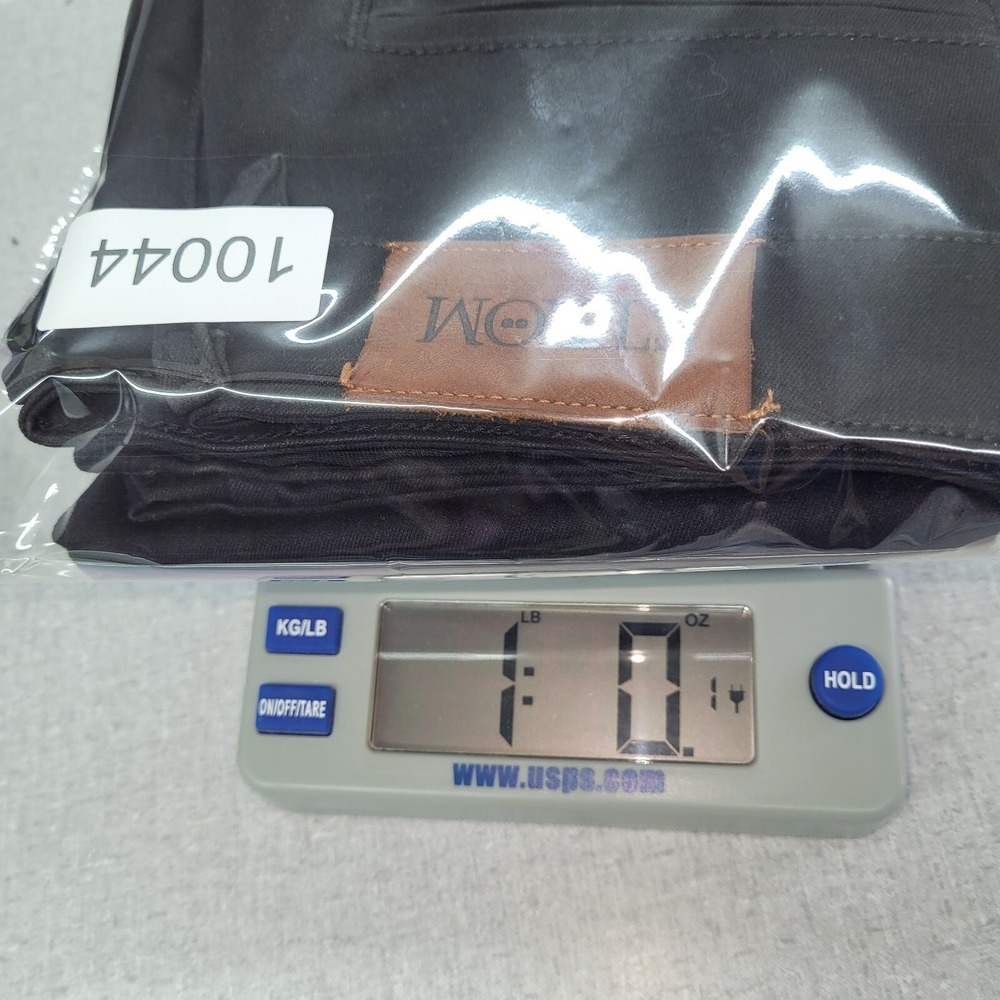 Strom Tio Black Skinny Jeans Womens Size 26 Made in USA Extra Long‎ Cuff Detail - Picture 13 of 13